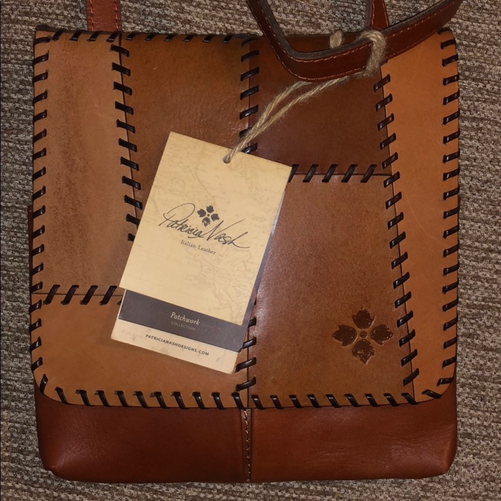 Patricia Nash Italian leather Patchwork